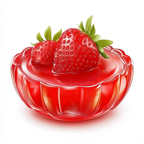 草莓果冻图片