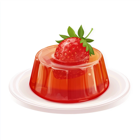 草莓果冻