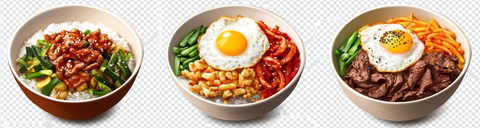 韩式牛肉蔬菜煎蛋饭