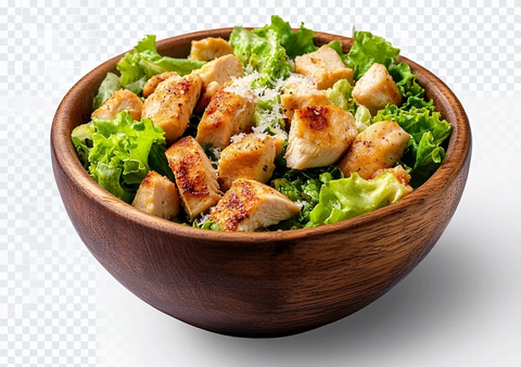 烤鸡切块沙拉配帕尔马干酪