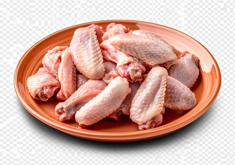 生鸡翅透明背景