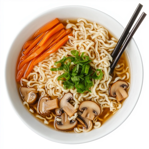 蘑菇胡萝卜素拉面