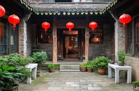 古色古香的中式庭院