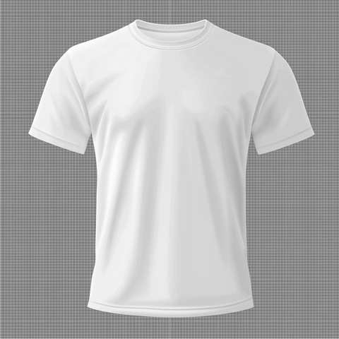 白色T恤模板