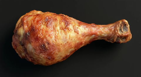 炸鸡腿透明背景