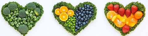 水果蔬菜心形拼图