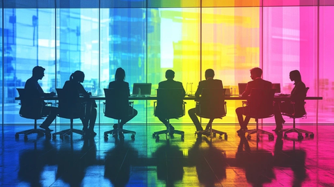 办公室会议讨论