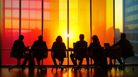 办公室会议讨论