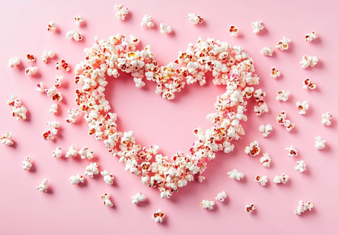 心形爆米花情人节设计