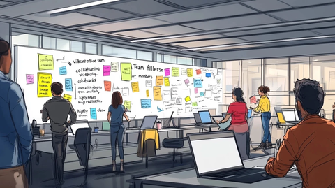 团队协作与创意讨论