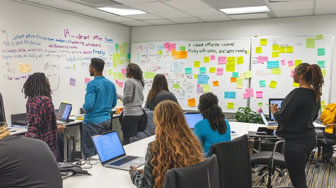 团队协作与创意讨论