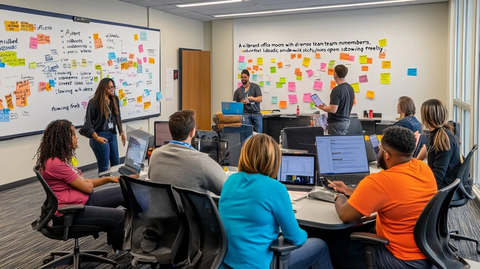 团队协作与创意讨论