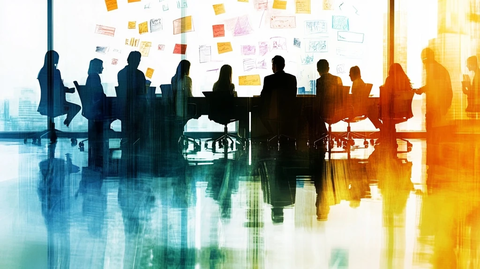 办公室头脑风暴会议