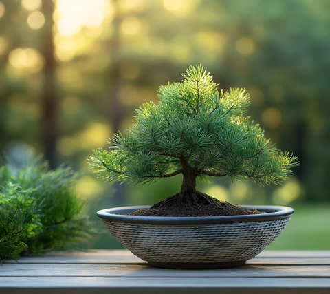 盆景松树盆栽