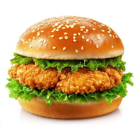 鸡肉生菜咸甜面包