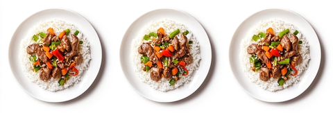 泰式牛肉蔬菜米饭