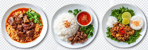 泰国菜米饭牛肉