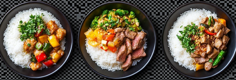 泰式牛肉蔬菜米饭