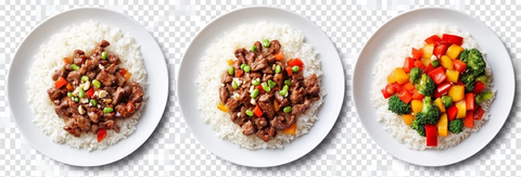 泰式牛肉蔬菜米饭