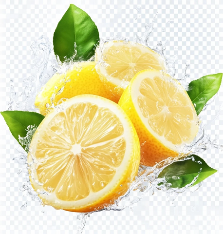 柠檬水切片透明背景