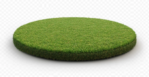 人工草皮圆形平台