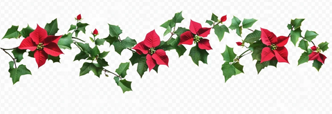 圣诞装饰红绿花环