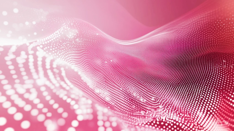 情人节粉色渐变背景星点