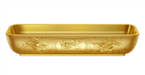 黄金锭中式装饰