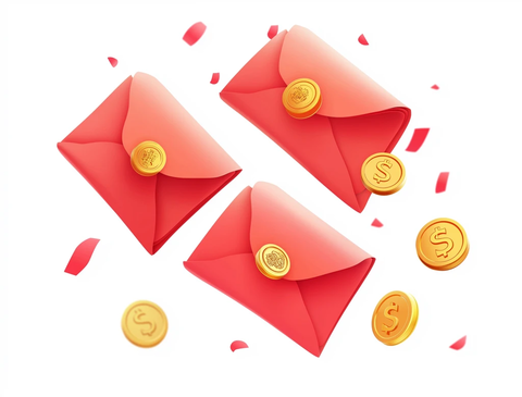 红包信封飞行动画