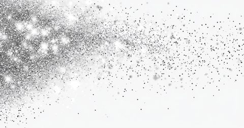 白色背景透明闪粉