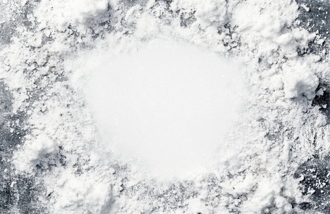 透明背景雪花空心中文