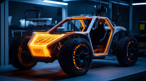 机器人手臂3D打印全尺寸车辆