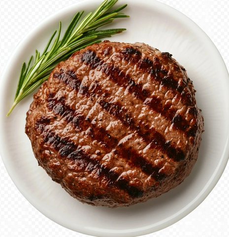 牛肉饼配迷迭香