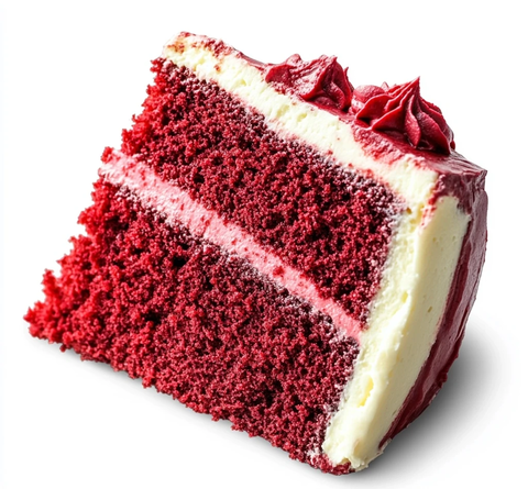 红丝绒蛋糕切片