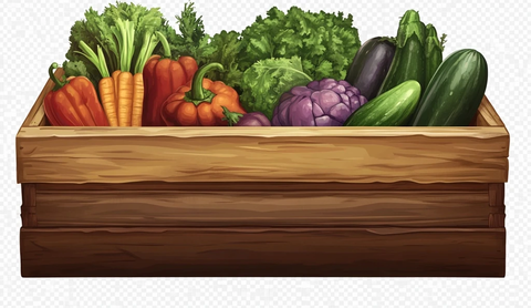 蔬菜木箱