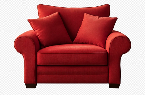 红色沙发椅