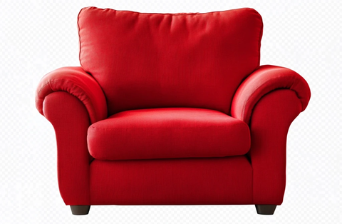 红色沙发椅