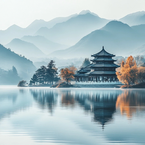 湖山楼阁之美