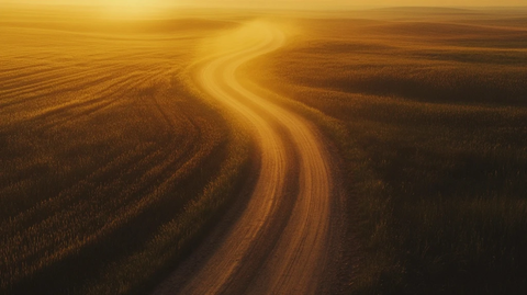 蜿蜒道路通向成功