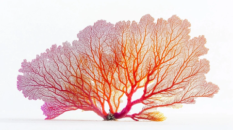 海洋珊瑚礁真实珊瑚