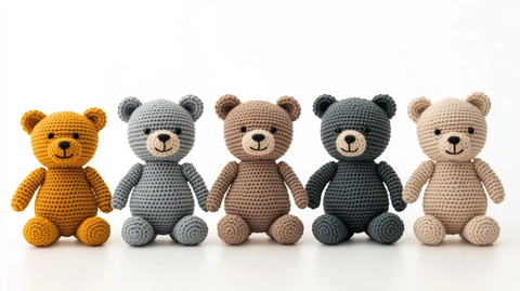 钩针编织熊玩偶