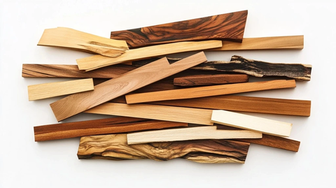 木制板材堆叠展示