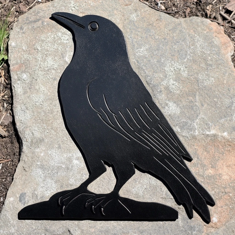 乌鸦剪影与姓名地址