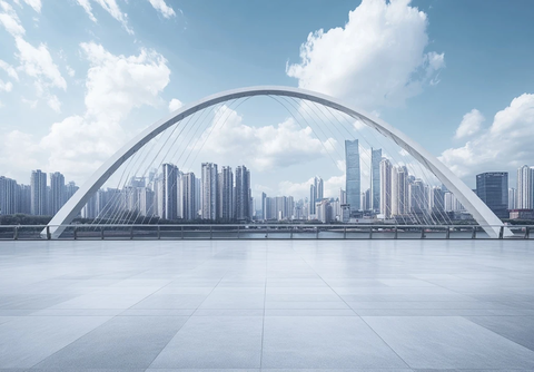 现代城市拱桥
