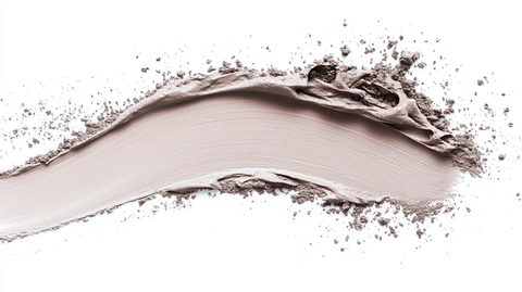 平滑米色粉底液试色