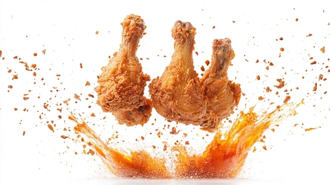 炸鸡腿食品摄影