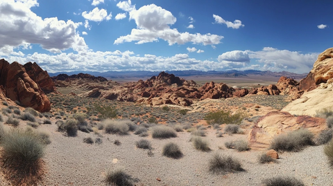 美国地形景观全景
