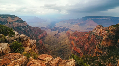 美国地形景观全景