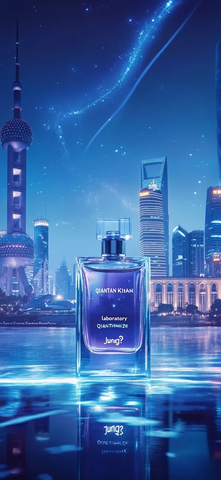 上海夜景香水广告