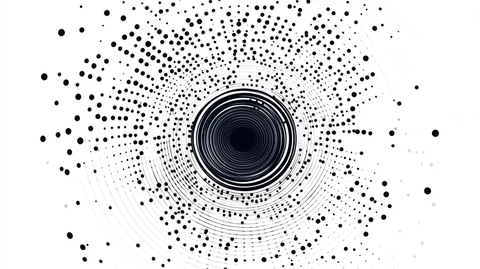 抽象随机圆形几何元素